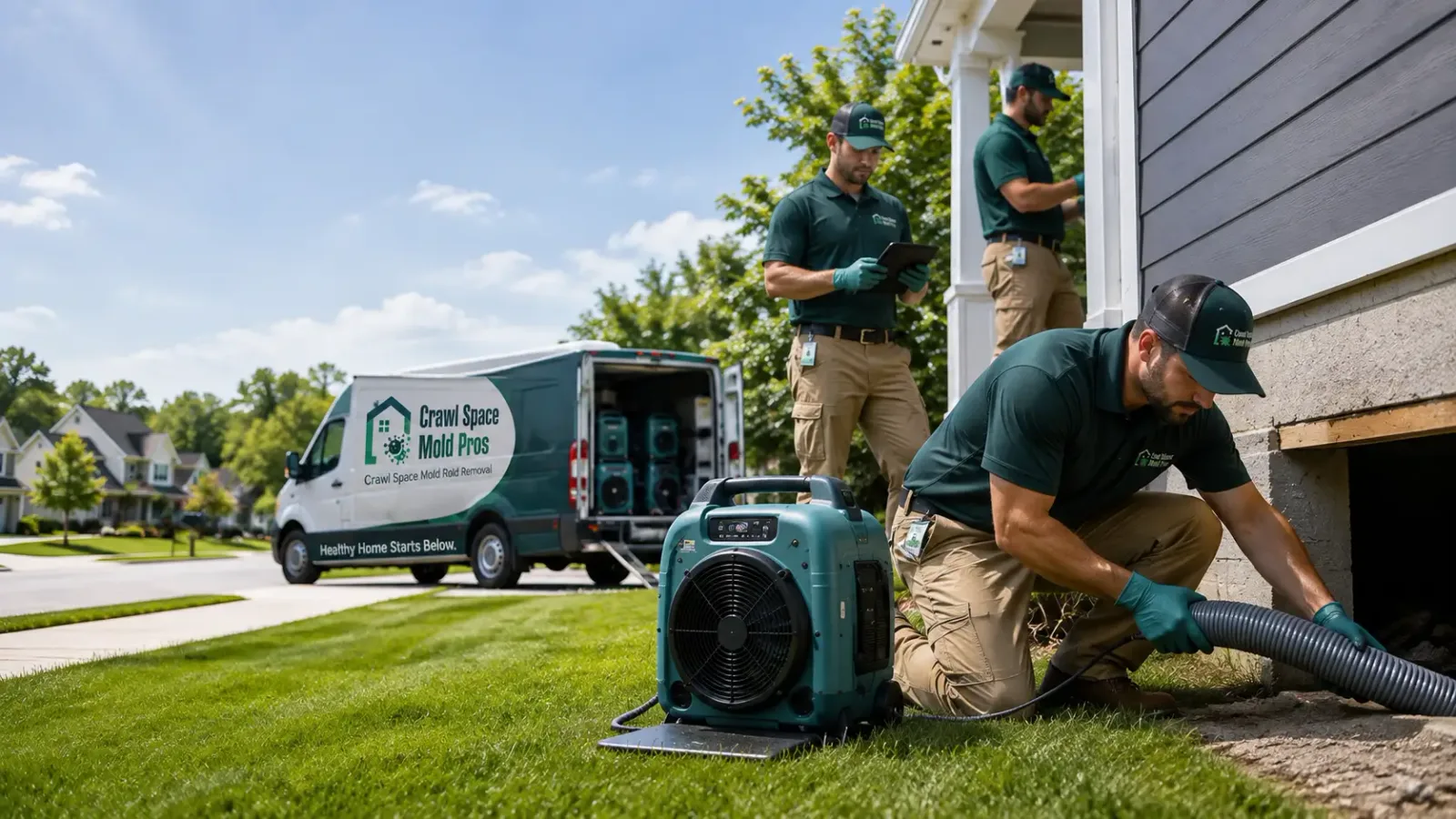 Crawl Space Mold Removal in Nelson, WI